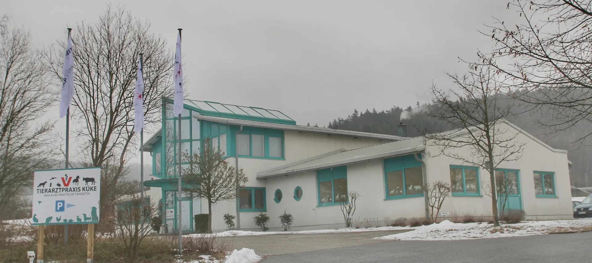 Gebäude der Tierarztpraxis Küke in Pressath